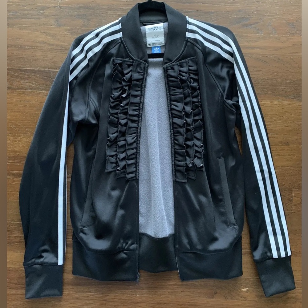 Adidas x Jeremy Scott (RARE) Tuxedo Ruffle Track Jacket